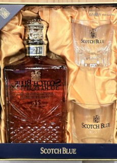 스카치블루21년 700ml 잔셋트